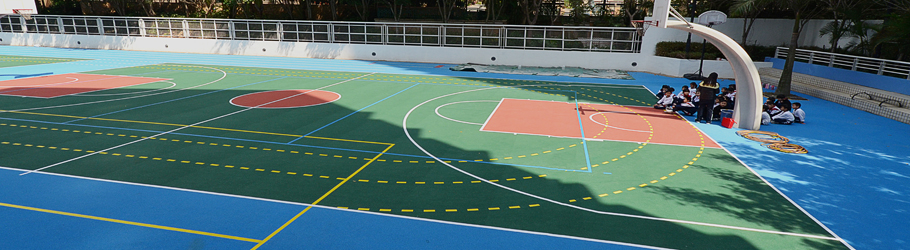 Ma Wan CCC Kei Wan Primary School, Hong Kong, China - Decoflex D Outdoor Sports Flooring